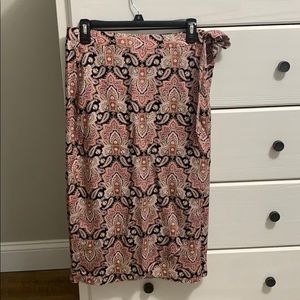 Maurice’s Paisley Print Wrap Skirt